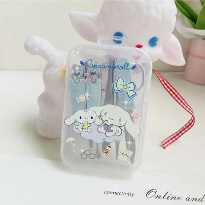 Hello Kitty Kuromi Cinnamoroll Nail Clippers Kawaii Manicure Set - Cake Pops Parties