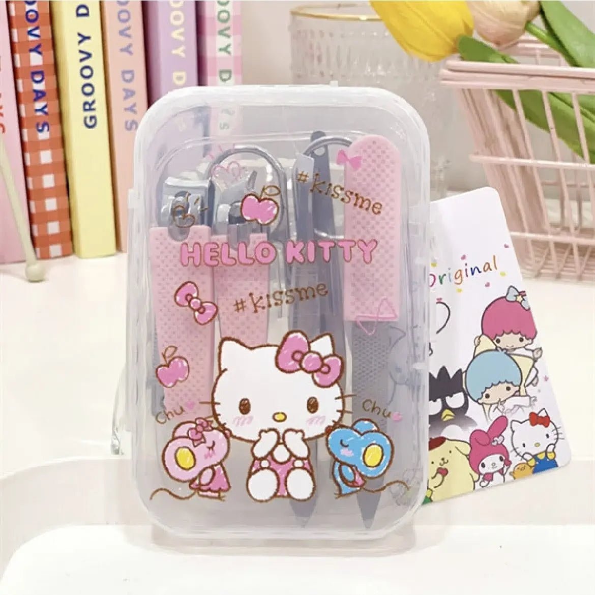 Hello Kitty Kuromi Cinnamoroll Nail Clippers Kawaii Manicure Set - Cake Pops Parties