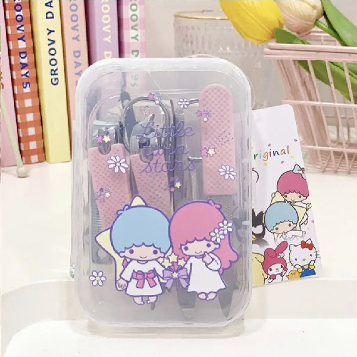 Hello Kitty Kuromi Cinnamoroll Nail Clippers Kawaii Manicure Set - Cake Pops Parties