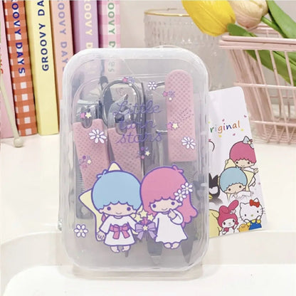 Hello Kitty Kuromi Cinnamoroll Nail Clippers Kawaii Manicure Set - Cake Pops Parties