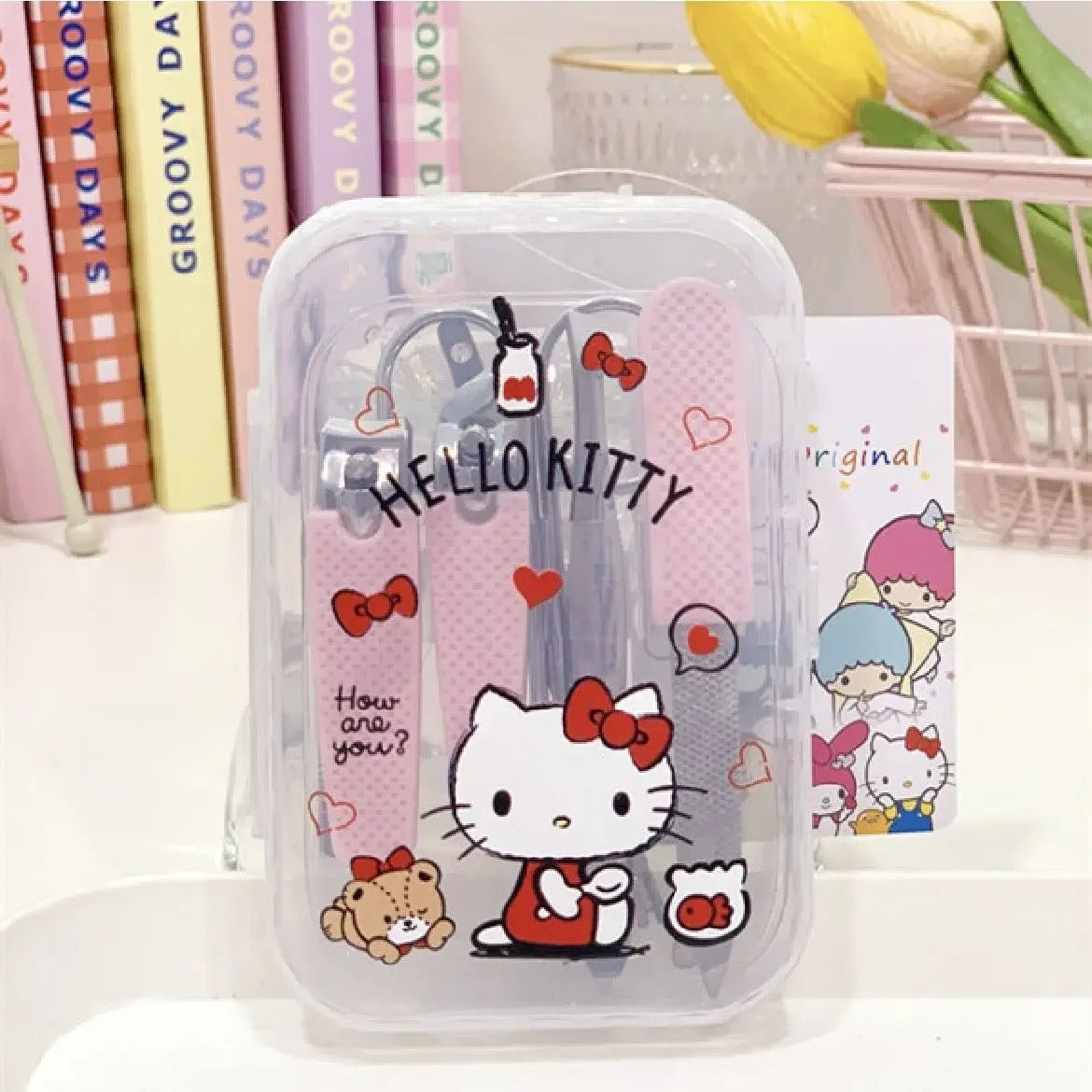 Hello Kitty Kuromi Cinnamoroll Nail Clippers Kawaii Manicure Set - Cake Pops Parties