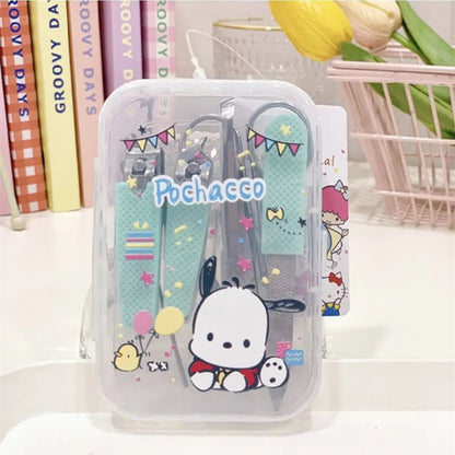 Hello Kitty Kuromi Cinnamoroll Nail Clippers Kawaii Manicure Set - Cake Pops Parties