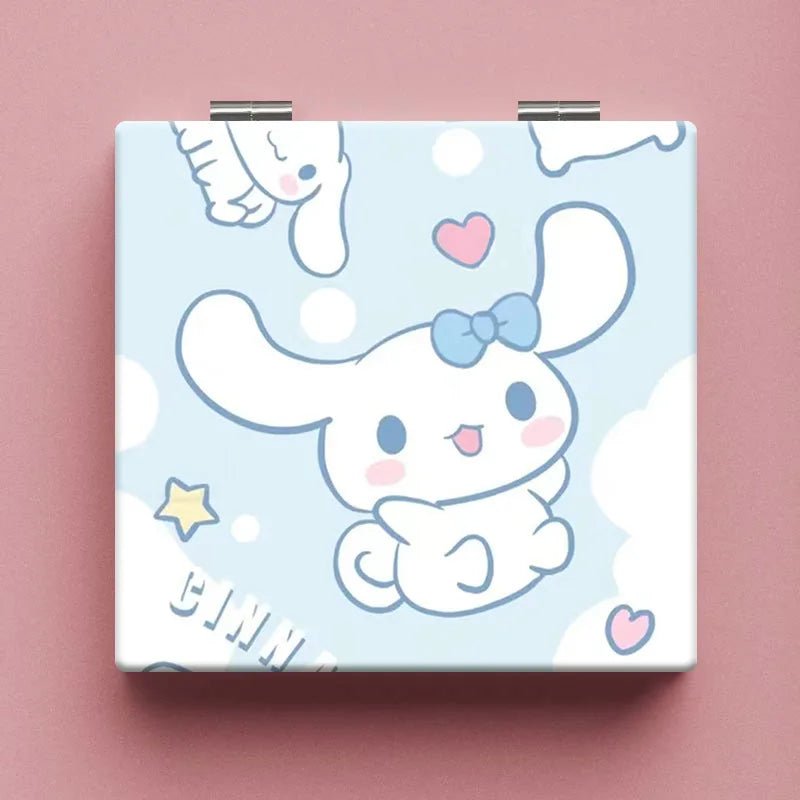 Hello Kitty Kuromi Compact Mirror Portable Folding Makeup Gift - Cake Pops Parties