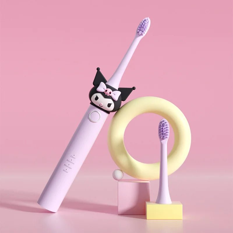 Hello Kitty Kuromi Electric Toothbrush Rechargeable Adult Gift - Cake Pops Parties