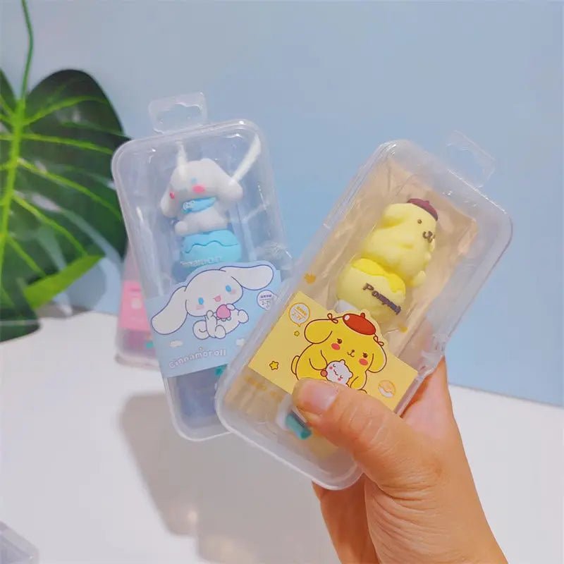 Hello Kitty Kuromi Kids Toothbrush 3D Silicone Soft Bristle - Cake Pops Parties