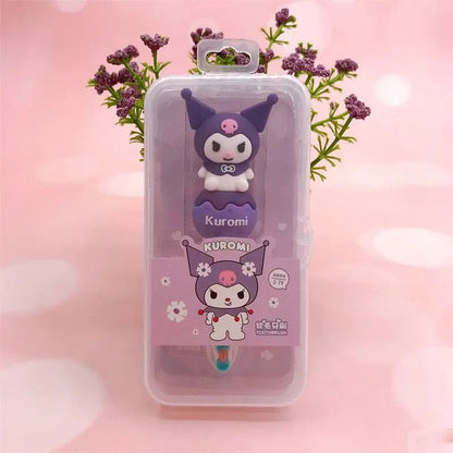 Hello Kitty Kuromi Kids Toothbrush 3D Silicone Soft Bristle - Cake Pops Parties