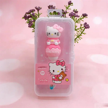 Hello Kitty Kuromi Kids Toothbrush 3D Silicone Soft Bristle - Cake Pops Parties