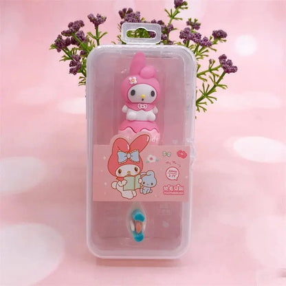 Hello Kitty Kuromi Kids Toothbrush 3D Silicone Soft Bristle - Cake Pops Parties