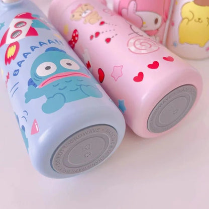 Hello Kitty Kuromi Melody Stainless Thermos Student Bottle - Cake Pops Parties