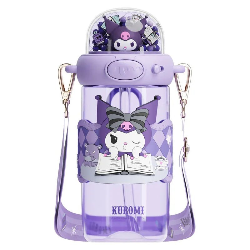Hello Kitty Kuromi Water Cup Kids Straw Bottle Leak - proof Gift - Cake Pops Parties