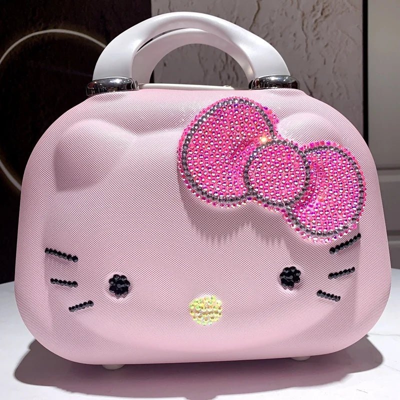 Hello Kitty Large Capacity Travel Cosmetic Case with Lock | Cute Gift - Cake Pops Parties