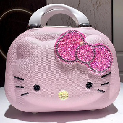 Hello Kitty Large Capacity Travel Cosmetic Case with Lock | Cute Gift - Cake Pops Parties