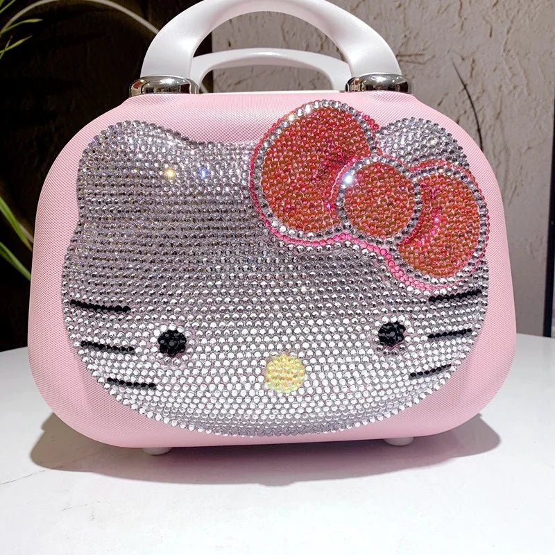 Hello Kitty Large Capacity Travel Cosmetic Case with Lock | Cute Gift - Cake Pops Parties