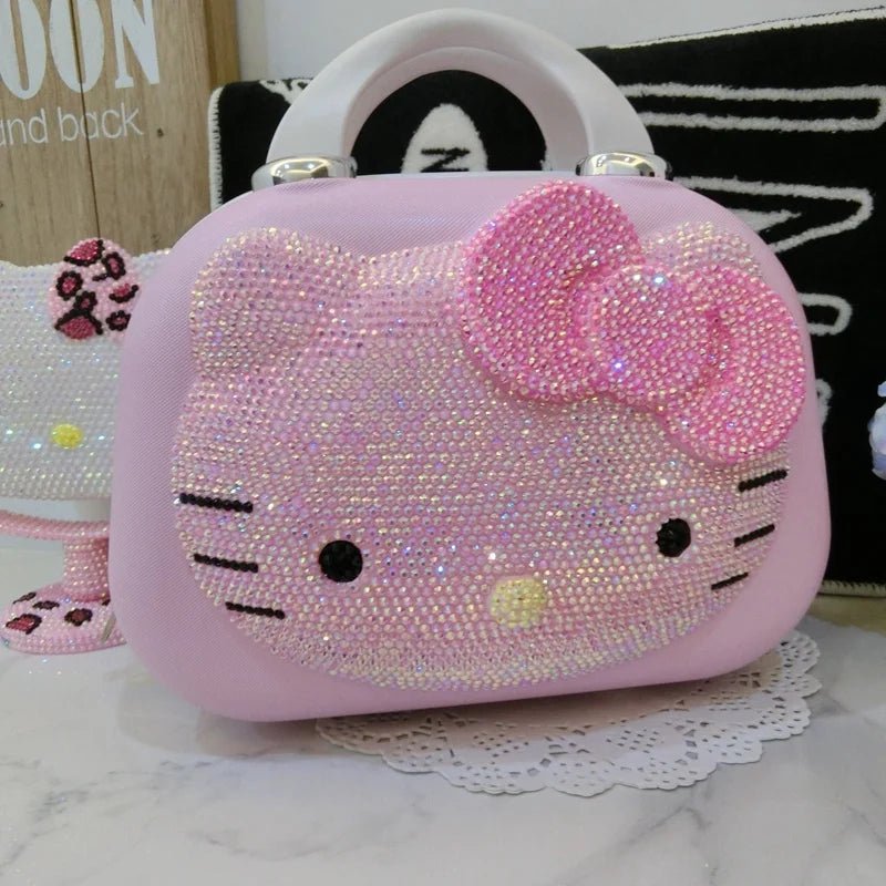 Hello Kitty Large Capacity Travel Cosmetic Case with Lock | Cute Gift - Cake Pops Parties