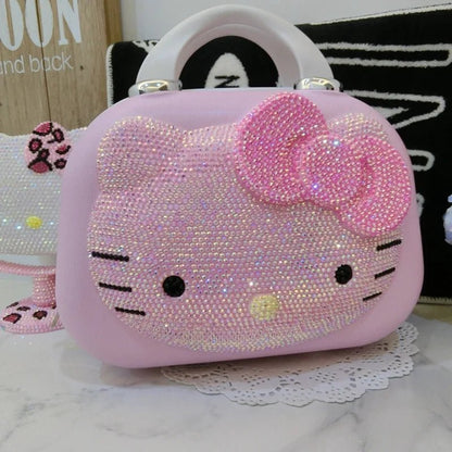 Hello Kitty Large Capacity Travel Cosmetic Case with Lock | Cute Gift - Cake Pops Parties