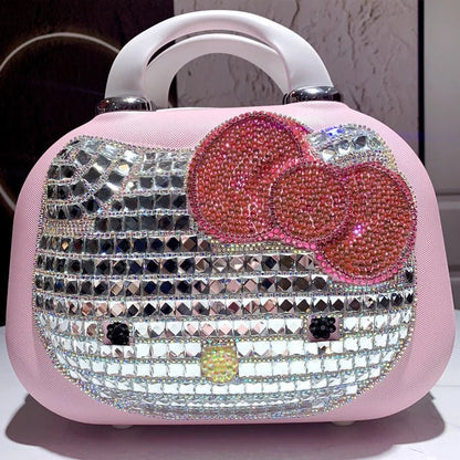 Hello Kitty Large Capacity Travel Cosmetic Case with Lock | Cute Gift - Cake Pops Parties
