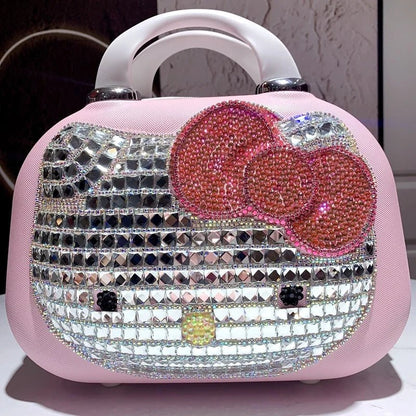 Hello Kitty Large Capacity Travel Cosmetic Case with Lock | Cute Gift - Cake Pops Parties