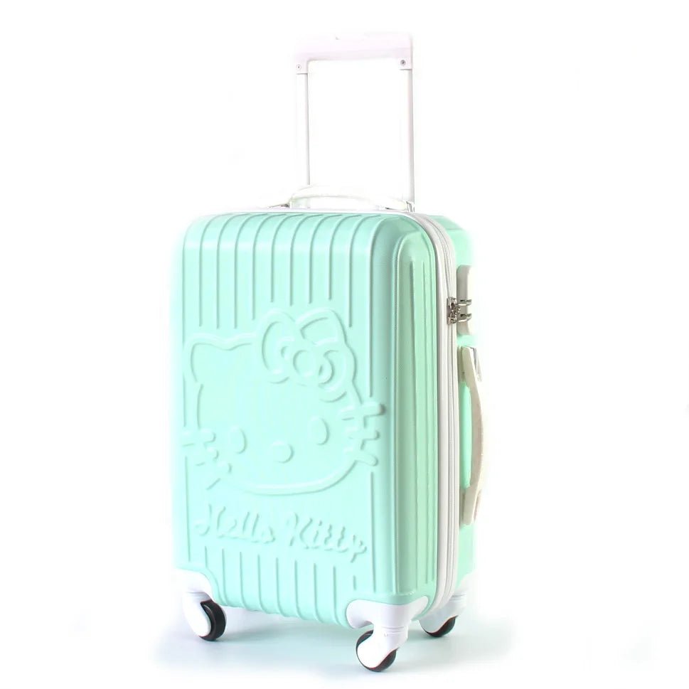 Hello Kitty Luggage 20"/24" Sanrio Anime Travel Trolley Suitcase - Cake Pops Parties