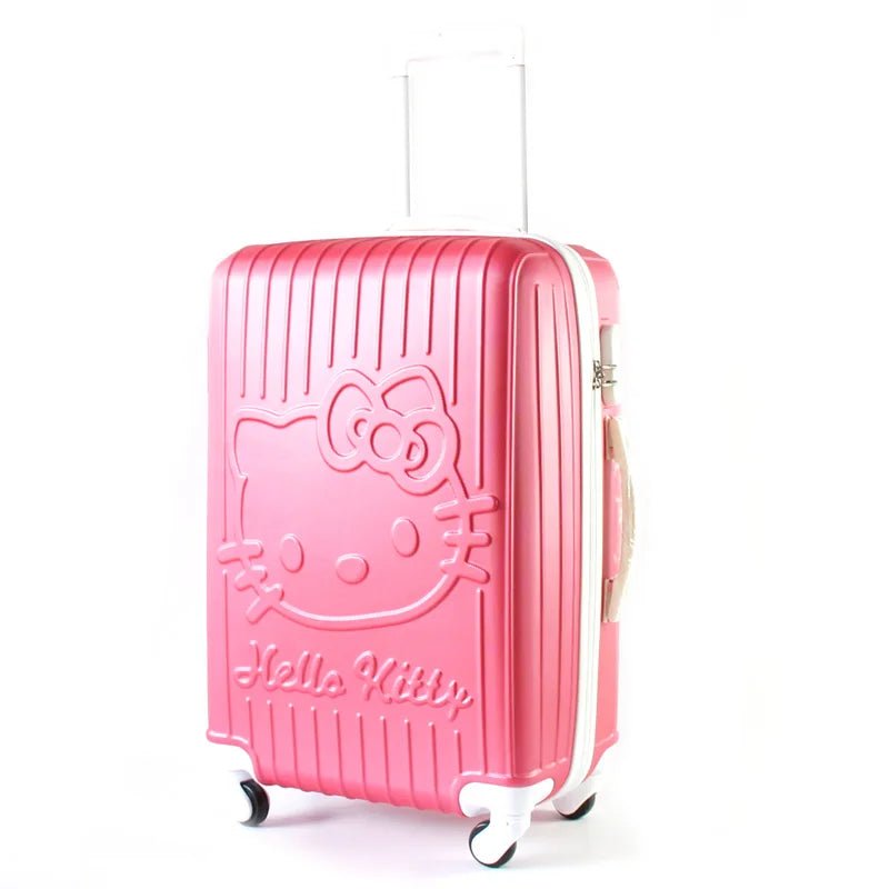 Hello Kitty Luggage 20"/24" Sanrio Anime Travel Trolley Suitcase - Cake Pops Parties