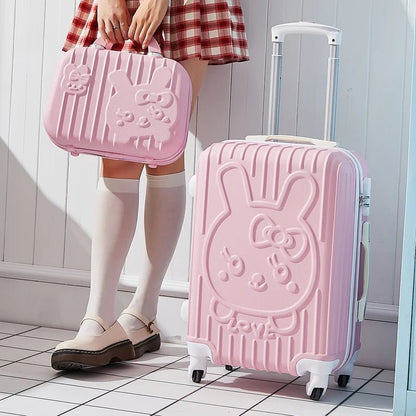 Hello Kitty Luggage 20"/24" Sanrio Anime Travel Trolley Suitcase - Cake Pops Parties