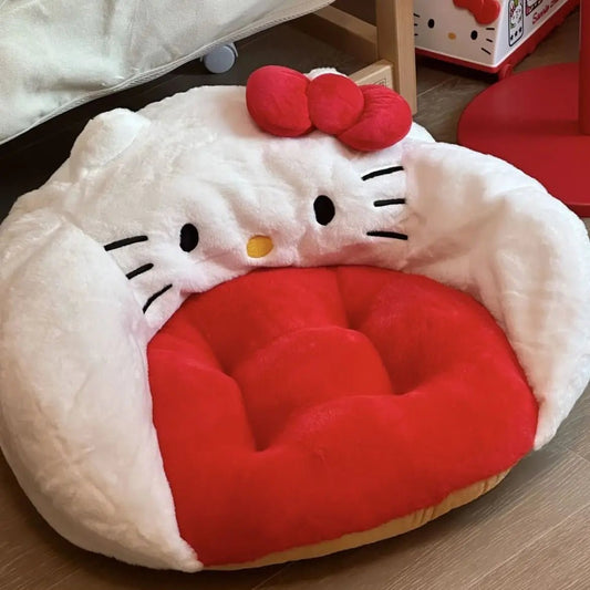 Hello Kitty Lumbar Support Cushion Dorm Office Chair Pillow - Cake Pops Parties