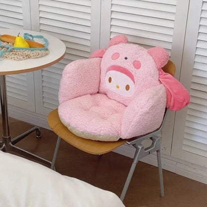 Hello Kitty Lumbar Support Cushion Dorm Office Chair Pillow - Cake Pops Parties