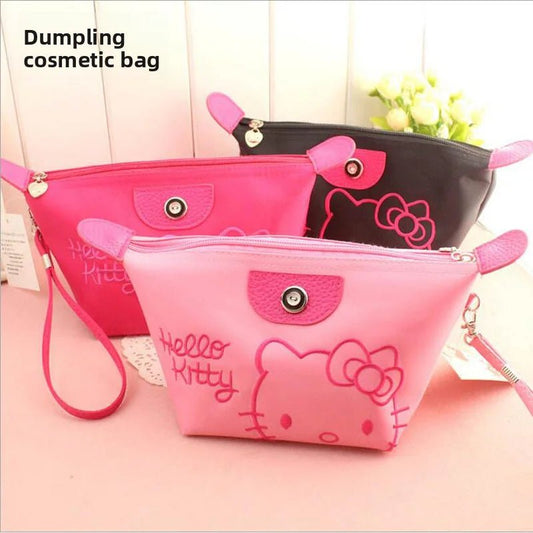 Hello Kitty Makeup Bag | Anime Travel Storage | Waterproof Gift - Cake Pops Parties