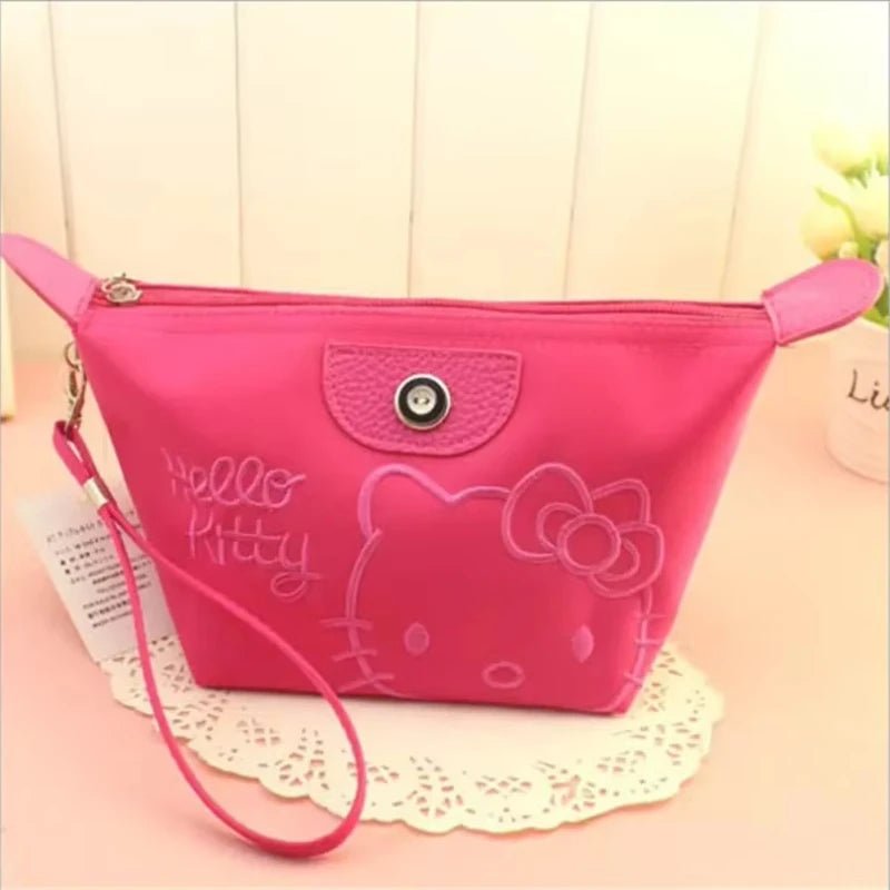 Hello Kitty Makeup Bag | Anime Travel Storage | Waterproof Gift - Cake Pops Parties