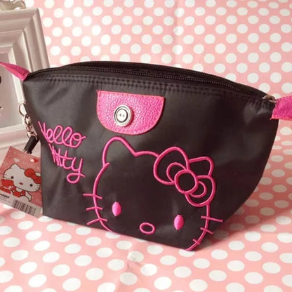 Hello Kitty Makeup Bag | Anime Travel Storage | Waterproof Gift - Cake Pops Parties