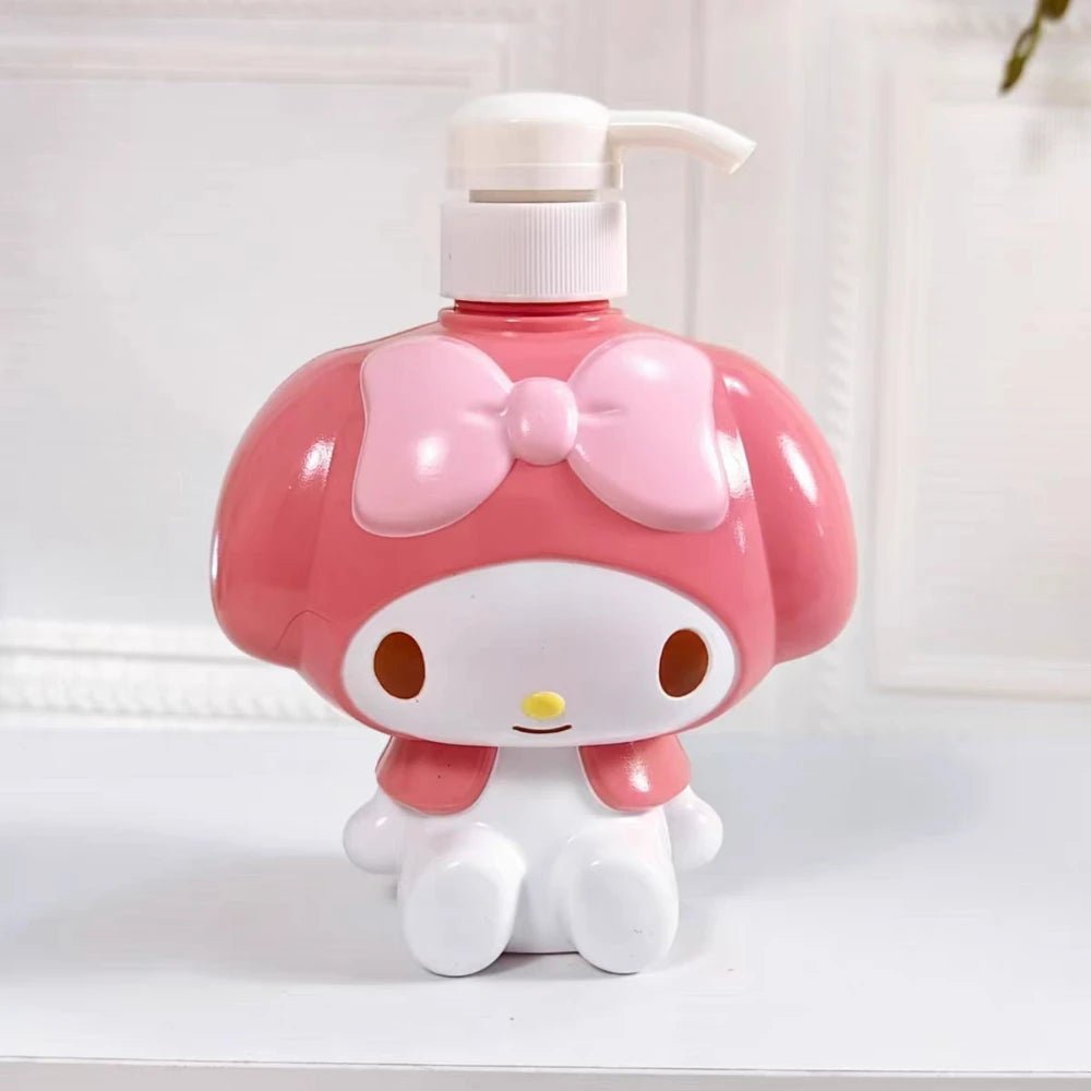 Hello Kitty Melody Large Capacity Press Dispenser Kuromi Bottle - Cake Pops Parties