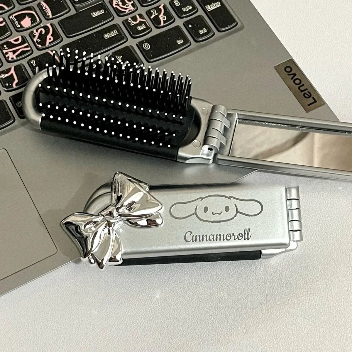 Hello Kitty Mirror Compact | Sanrio Folding Comb Set for Travel - Cake Pops Parties
