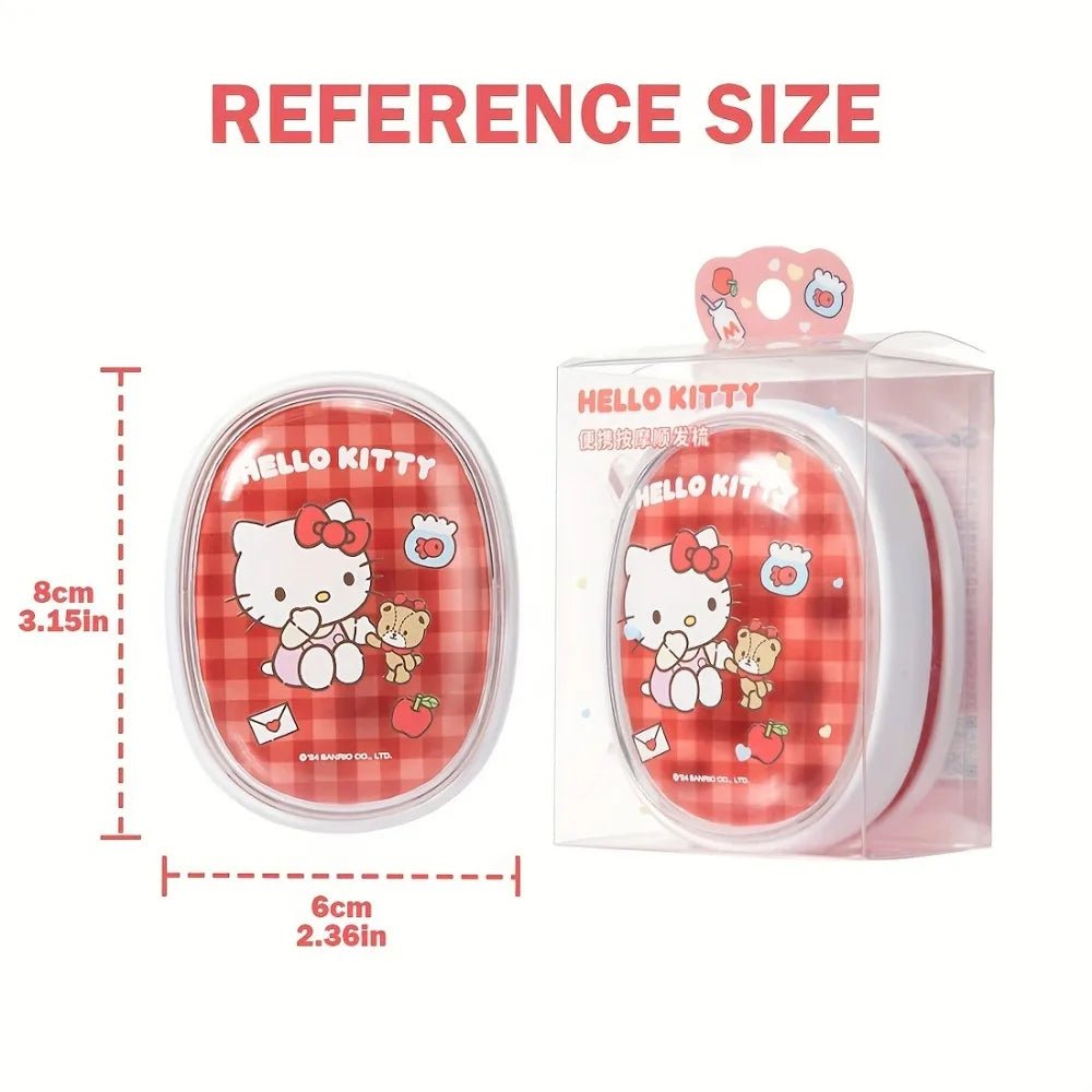 Hello Kitty Portable Hair Brush | Mini Travel Comb for Women & Girls - Cake Pops Parties