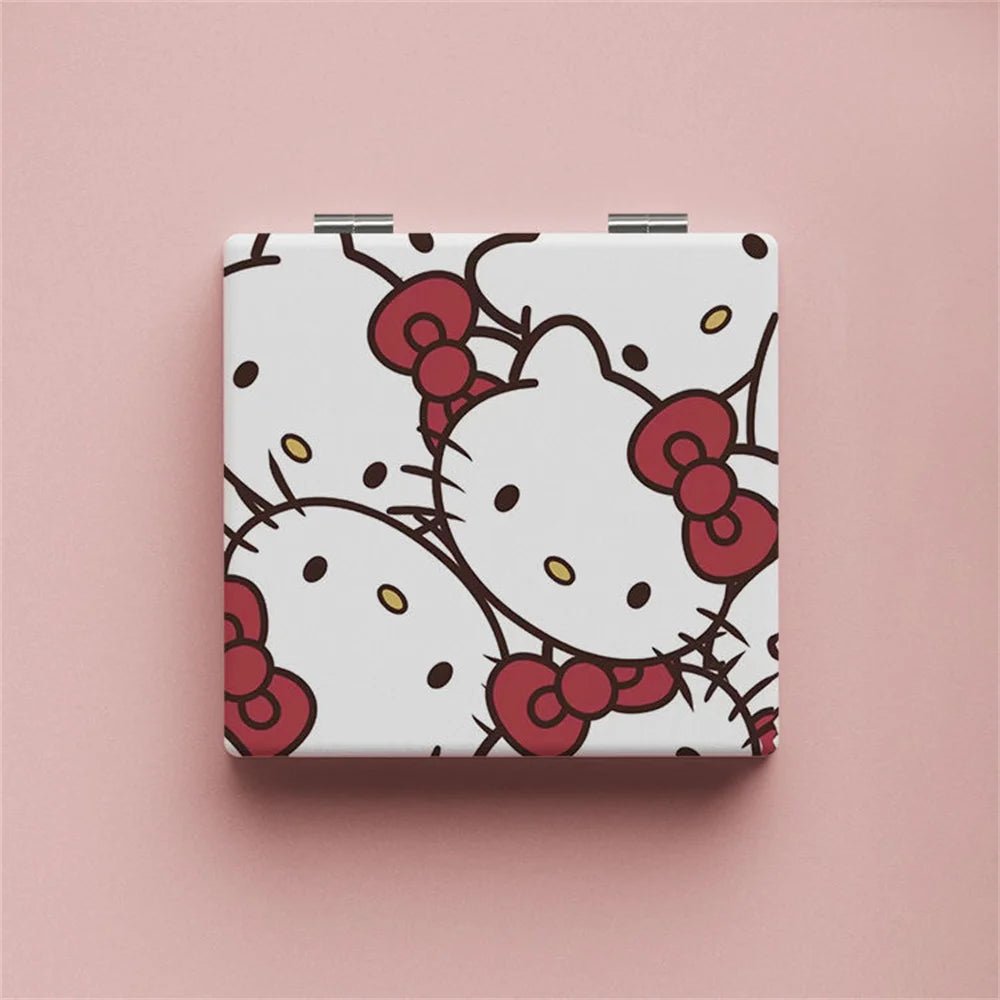 Hello Kitty Portable Makeup Mirror Folding Pocket Cosmetic Gift - Cake Pops Parties
