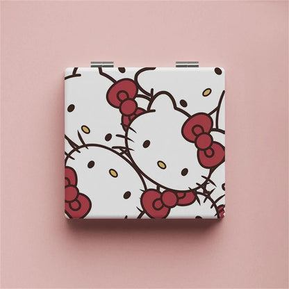 Hello Kitty Portable Makeup Mirror Folding Pocket Cosmetic Gift - Cake Pops Parties