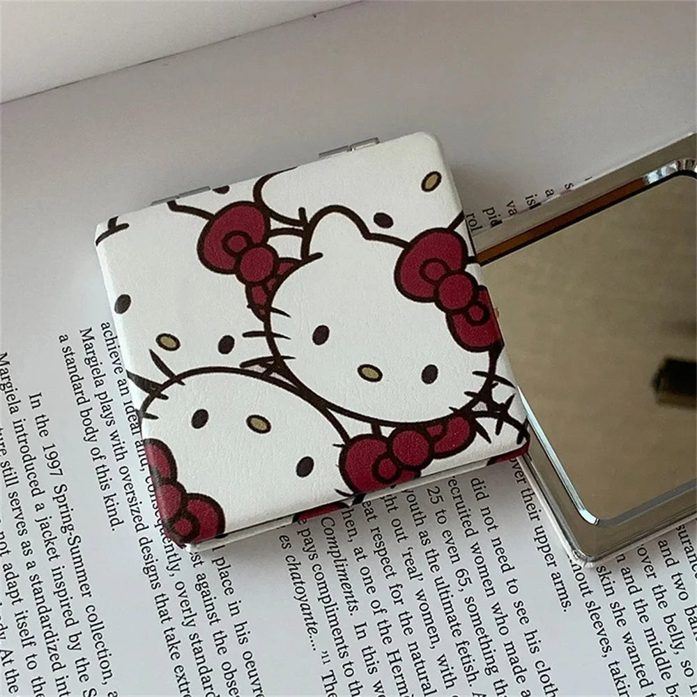 Hello Kitty Portable Makeup Mirror Folding Pocket Cosmetic Gift - Cake Pops Parties