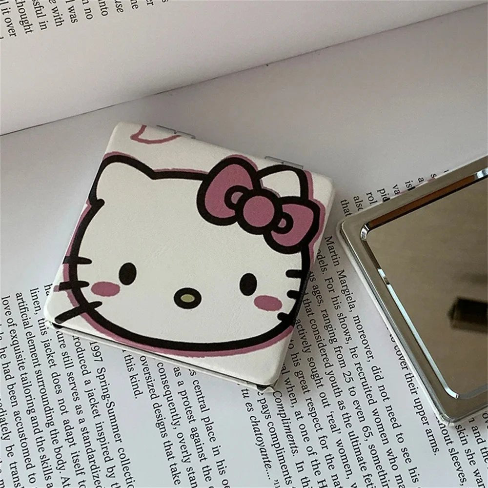 Hello Kitty Portable Makeup Mirror Folding Pocket Cosmetic Gift - Cake Pops Parties