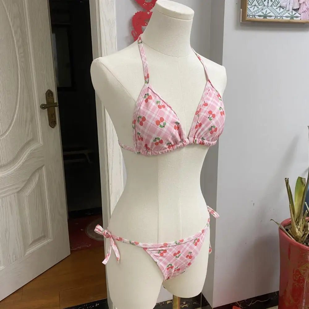 Hello Kitty Push - Up Bikini | 2 - Piece Swimsuit | Small Bust Enhancer - Cake Pops Parties