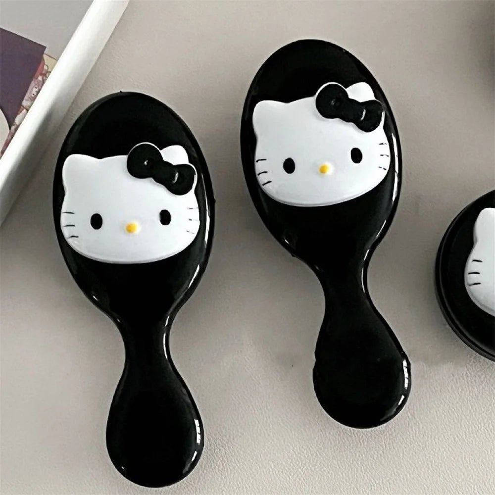 Hello Kitty Sanrio Folding Comb Mirror Portable Hair Styling - Cake Pops Parties