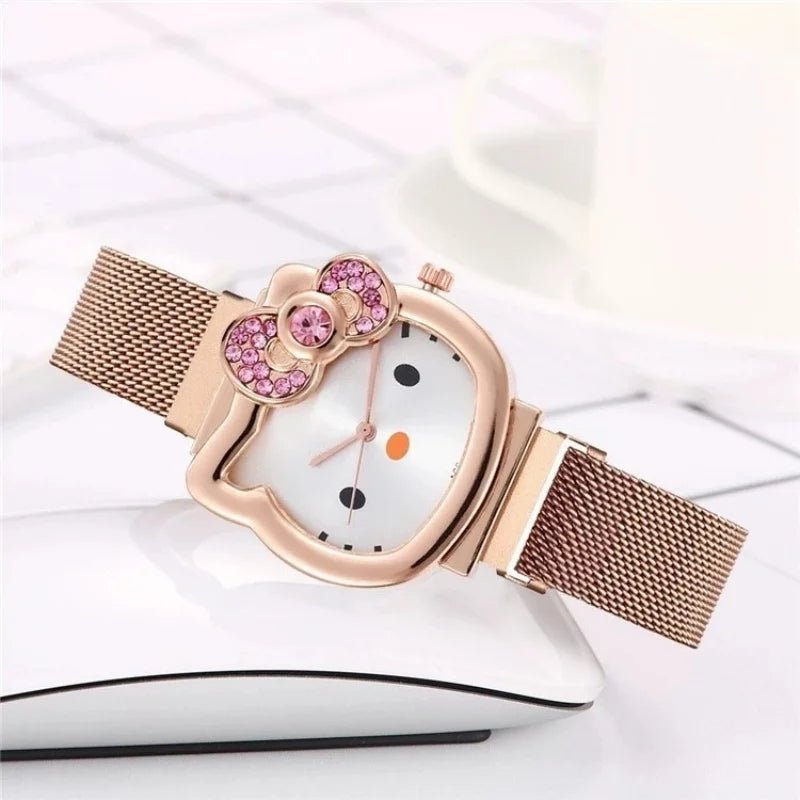 Hello Kitty Sanrio Watch Luxury Casual Quartz Girls Students - Cake Pops Parties