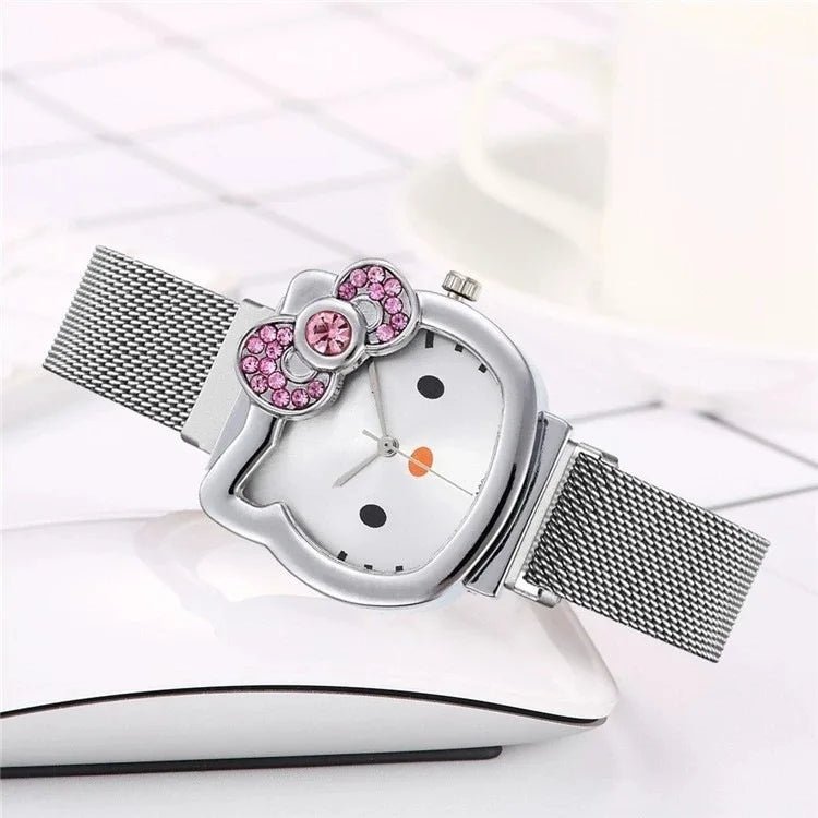 Hello Kitty Sanrio Watch Luxury Casual Quartz Girls Students - Cake Pops Parties