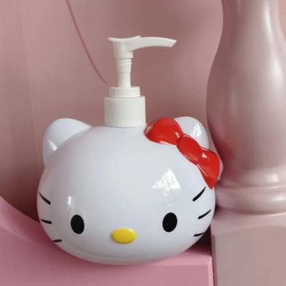 Hello Kitty Soap Dispenser Kawaii Bathroom Decor High Capacity - Cake Pops Parties