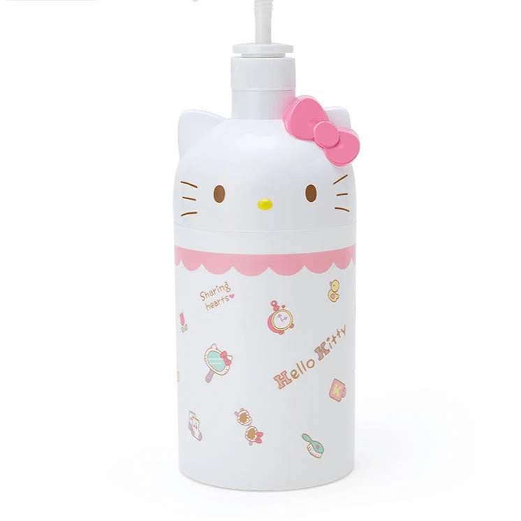 Hello Kitty Soap Dispenser Kawaii Bathroom Decor High Capacity - Cake Pops Parties
