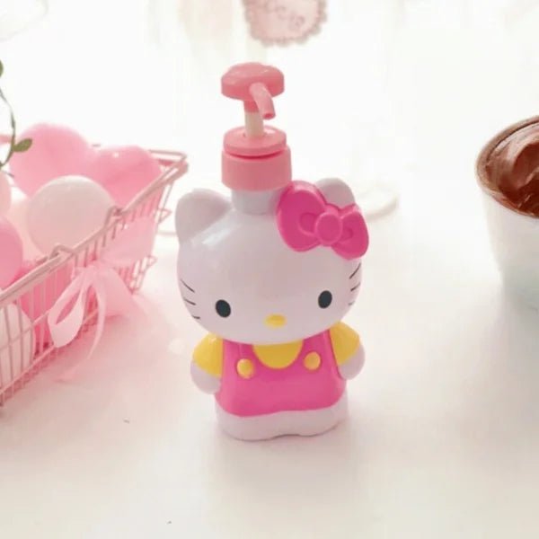 Hello Kitty Soap Dispenser Kawaii Bathroom Decor High Capacity - Cake Pops Parties