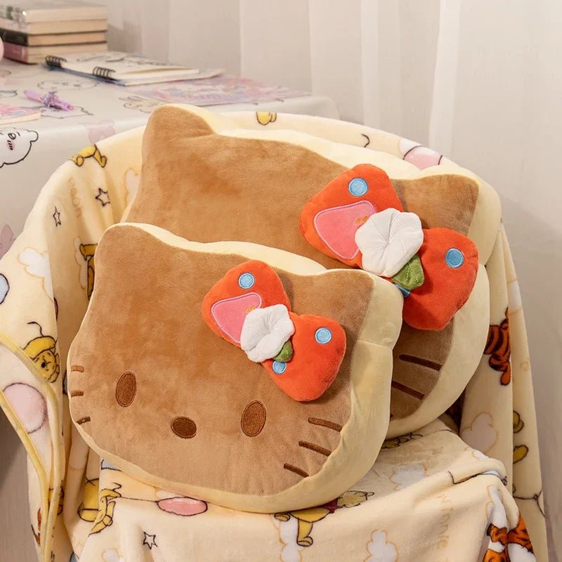 Hello Kitty Thickened Bread Back Cushion Lumbar Support Pillow - Cake Pops Parties