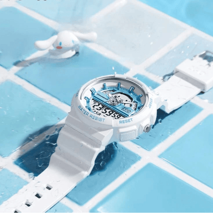 Hello Kitty Waterproof Watch Kids Girls Luminous Sports Digital - Cake Pops Parties