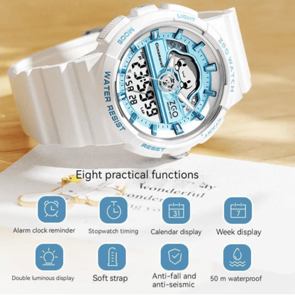 Hello Kitty Waterproof Watch Kids Girls Luminous Sports Digital - Cake Pops Parties