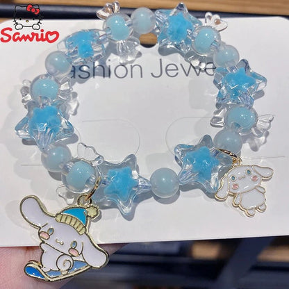 Hello Kitty Y2K Crystal Bracelet Cinnamoroll Melody Kawaii - Cake Pops Parties