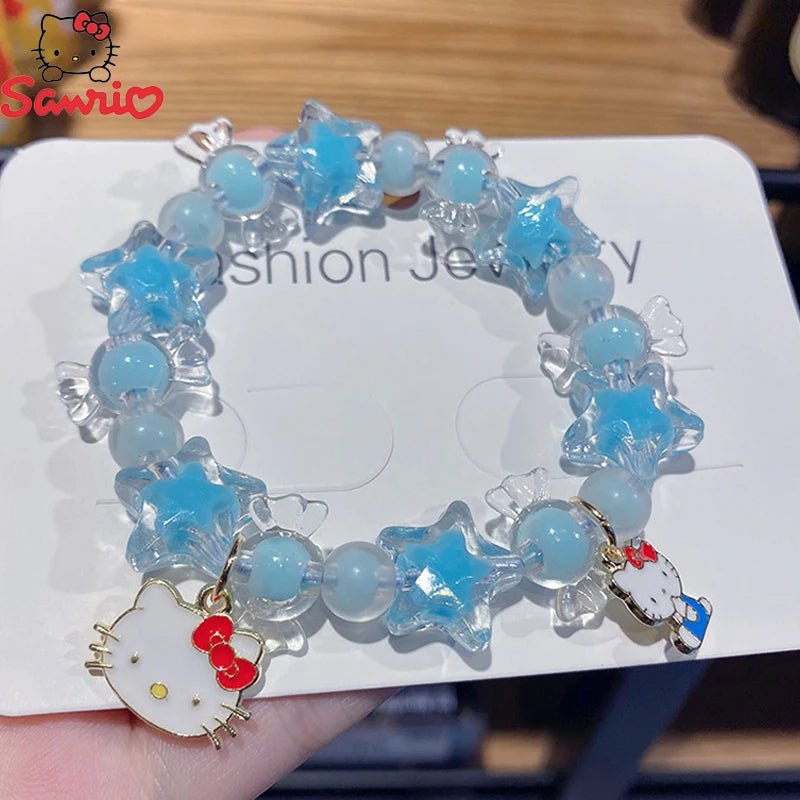 Hello Kitty Y2K Crystal Bracelet Cinnamoroll Melody Kawaii - Cake Pops Parties