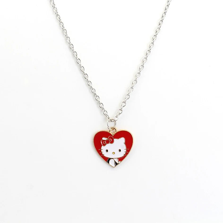 Hello Kitty Y2K Necklace Kawaii Alloy Pendant Chain Gift - Cake Pops Parties