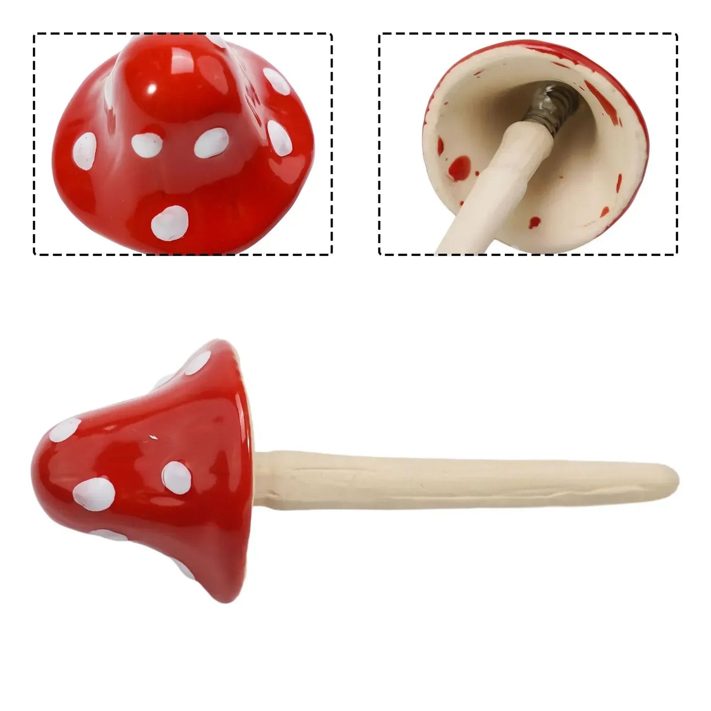 High - Quality Clay Mushrooms Set - Cake Pops Parties